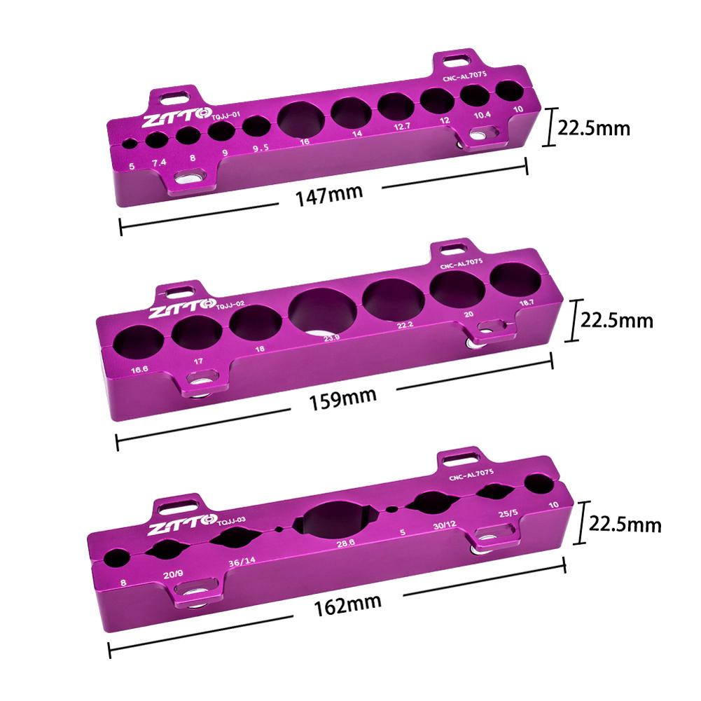 

ZTTO Aluminum Alloy Bicycle Universal Bike Rear Shock Suspension Fork Repairing Tool Vise Inserts Clamp Jaw Hub Pedal TQJJ-03 разноцветный