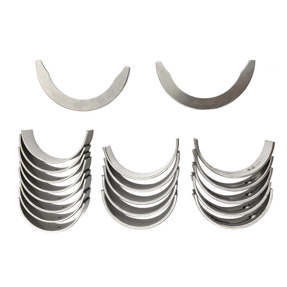 Engine Main Rod Bearing Kit, Main & Rod Bearing Set Fits for 2006-2016 Hyundai Sonata Santa Chrysler 200 Sebring Dodge Avenger Kia Optima Sorento
