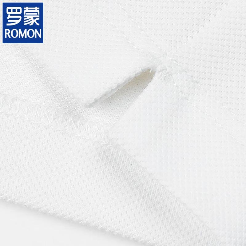 ROMON Men's Ice Silk Breathable Modal Polo Shirt