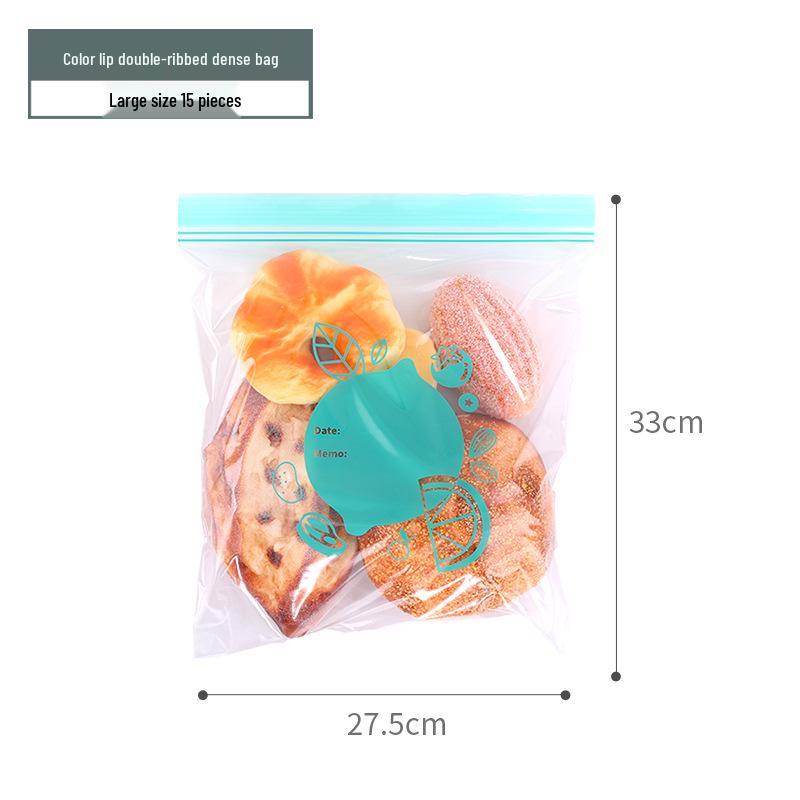 Haixing Thickened Food-Grade Double-Seal Storage Bag for Fresh Fruit & Vegetable Preservation