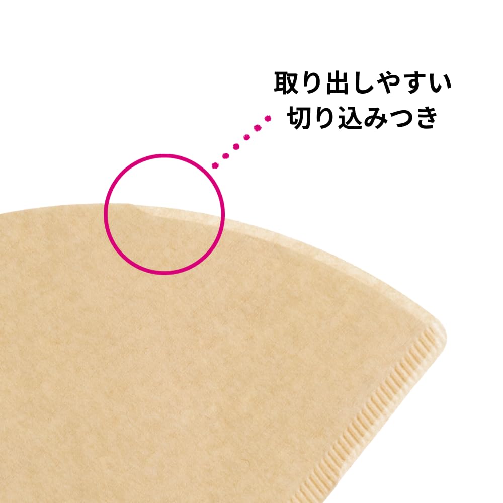 HARIO Pegasus Kaffeepapierfilter 01M Misarashi für Tassen 100 Stück Made in Japan 1~2 PEF-01-100M