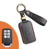 The key case is suitable for Honda key cover, Fit Civic Accord Crown car key cover, genuine leather.