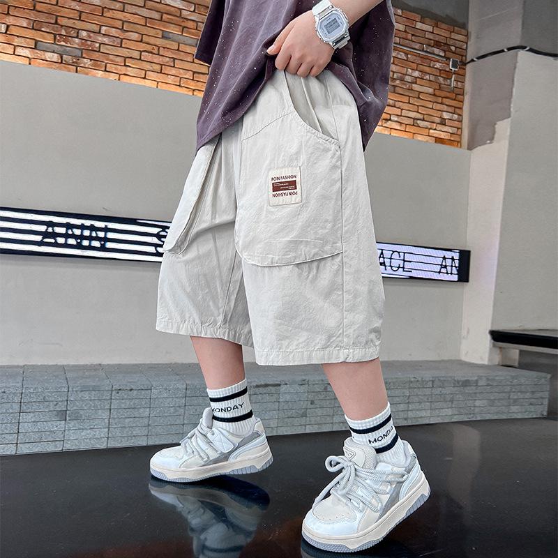 Boys' 2025 Stylish Summer Cargo Shorts - Lightweight, Comfortable Kids' Five-Point Pants