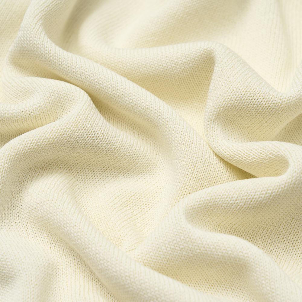 VERNO 24Ss Linen Like Polo Knit Ivory