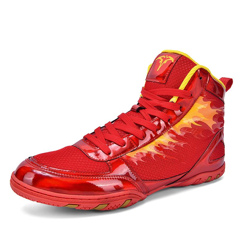 Men's Non-Slip Wear-Resistant Martial Arts Shoes for Boxing, Taekwondo, Muay Thai, and Sanda