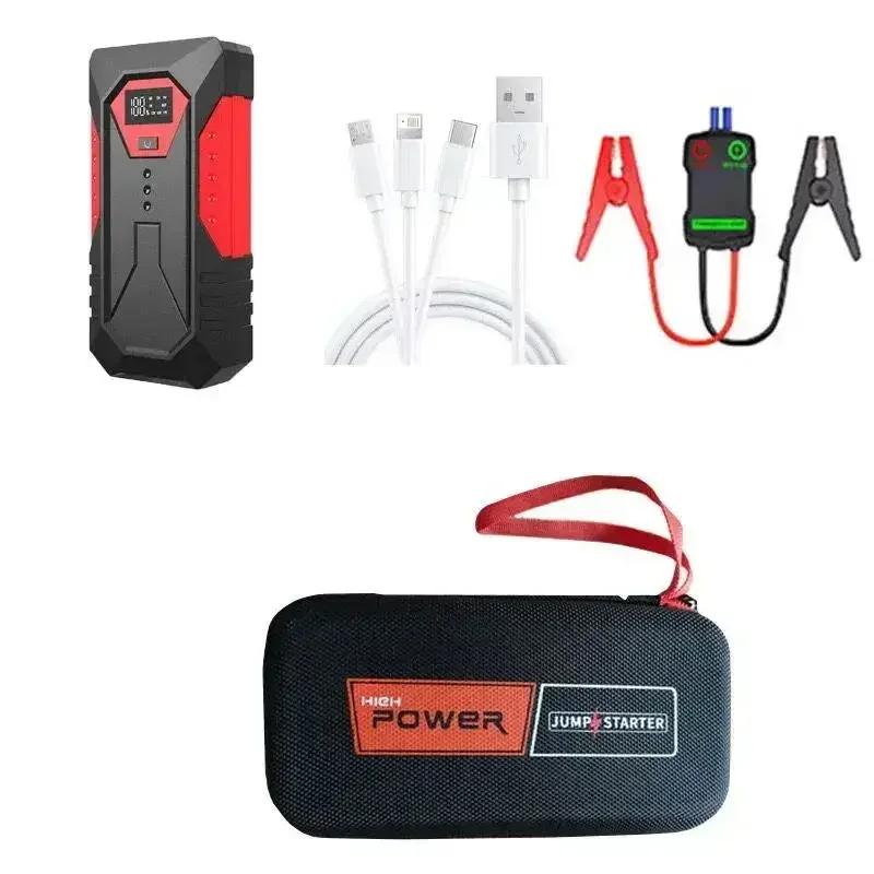 Car Jump Starter with LED Light Petrol Diesel Car Battery Charger 1200A Auto Battery Booster Buster 12V Car Emergency Booster