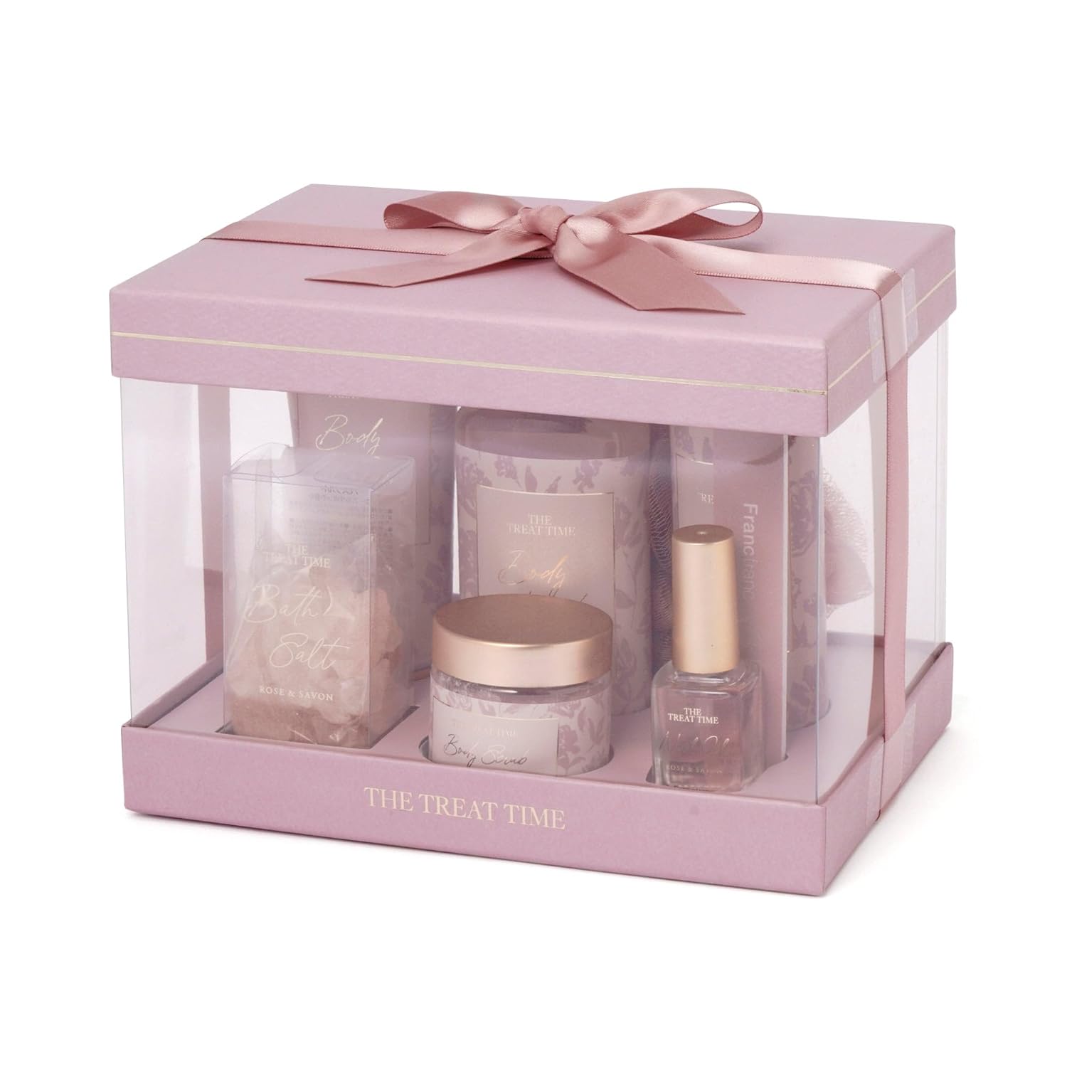 Francfranc Treat Time Body Care Gift Set L (Rose Soap Scent) 8-piece Bath Goods