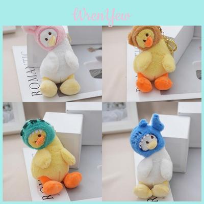 Porte-clés Peluche Canard Mignon Avec Remplissage en Coton PP Pour Enfants et Collectionneurs
