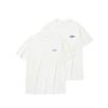 COVERNAT [2Pack] Small Arch Logo T-Shirt White