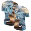 Customized Team Name Number Name Sports T-shirt Personalized DIY New Mens Football Jersey T Shirt Loose Quick Dry Team Uniforms