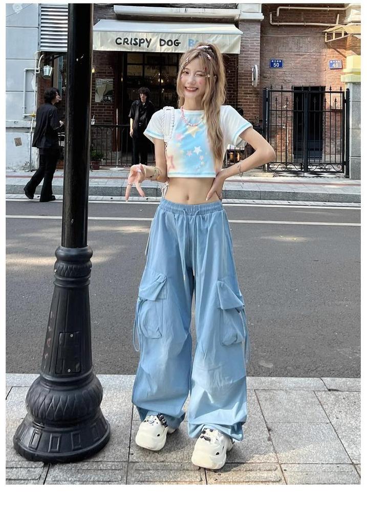 2024 American Retro High-Waist Women's Wide-Leg Workwear Pants
