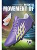 Low-Top Leather Football Training Shoes, Short Spike, Youth Large Size