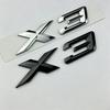 Metal Logo X3 Emblem Letters Badge Car Rear Trunk Sticker For X3 F25 E83 G01 G45 Xdrive 20d 30d 20i 28i 30i 35i Accessories BM5