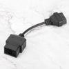 17 Pin auf 16 Pin OBD2 Diagnosekabel Adapter Stecker Passend für Toyota