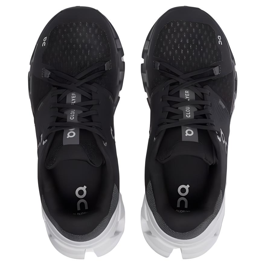ON  Cloudflyer 4 Black White Women Sneakers 71.98671