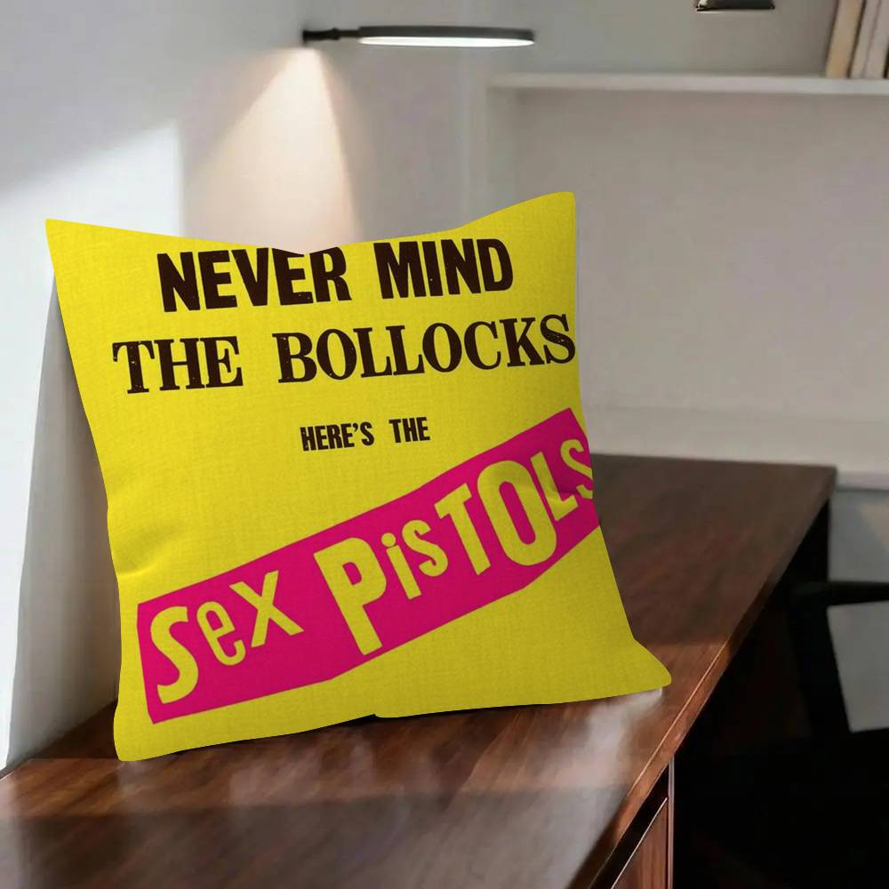 PUNKS SSex PPistolsS Cushion Pillowcase Toon Gift Cushion Cover Bedroom Home Sofa Chair Seat Decor Pillow Case