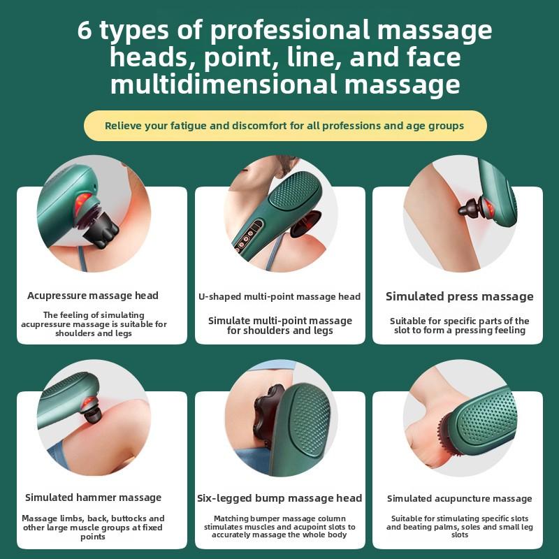 Dolphin Massager Rechargeable Back Hammer Electric Back Hammer Handheld Stick Gift Meridian Pat Stick Massager