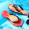 Flip-flops men's trendy outer wear summer non-slip and wear-resistant casual beach shoes pinch slippers men