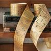 1pc 40mm*2m Vintage Washi Paper Tape Sticker Set with Adhesive for Scrapbooking,Junk Journal Decorations,Crafting Supplies