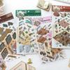 Kawaii 3D Landscaping Stickers Cartoon Miniature Scene Visual Stacking Three-dimensional Stickers Christmas Gift For Ren