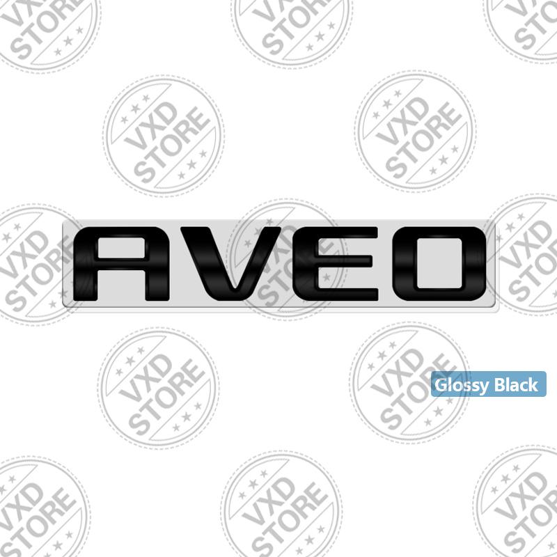 For Chevrolet Aveo Lettering Car 3D Metal Letters Logo Badge Decals Sticker Car Auto Rear Trunk Alphabet Emblem Styling Stickers