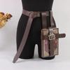 Not with Book Medieval Waist Belt PU Leather Book Pouch Set  Stage Performance