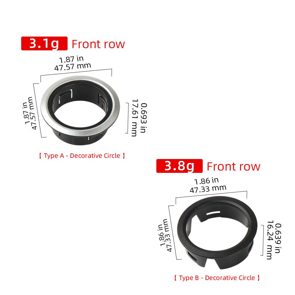 Auto Push Start Ignition Button Decor Trim Ring OE 2056808503 2226802002 Fit For Mercedes-Benz W205 W253 W447/448 W176 W156 W117
