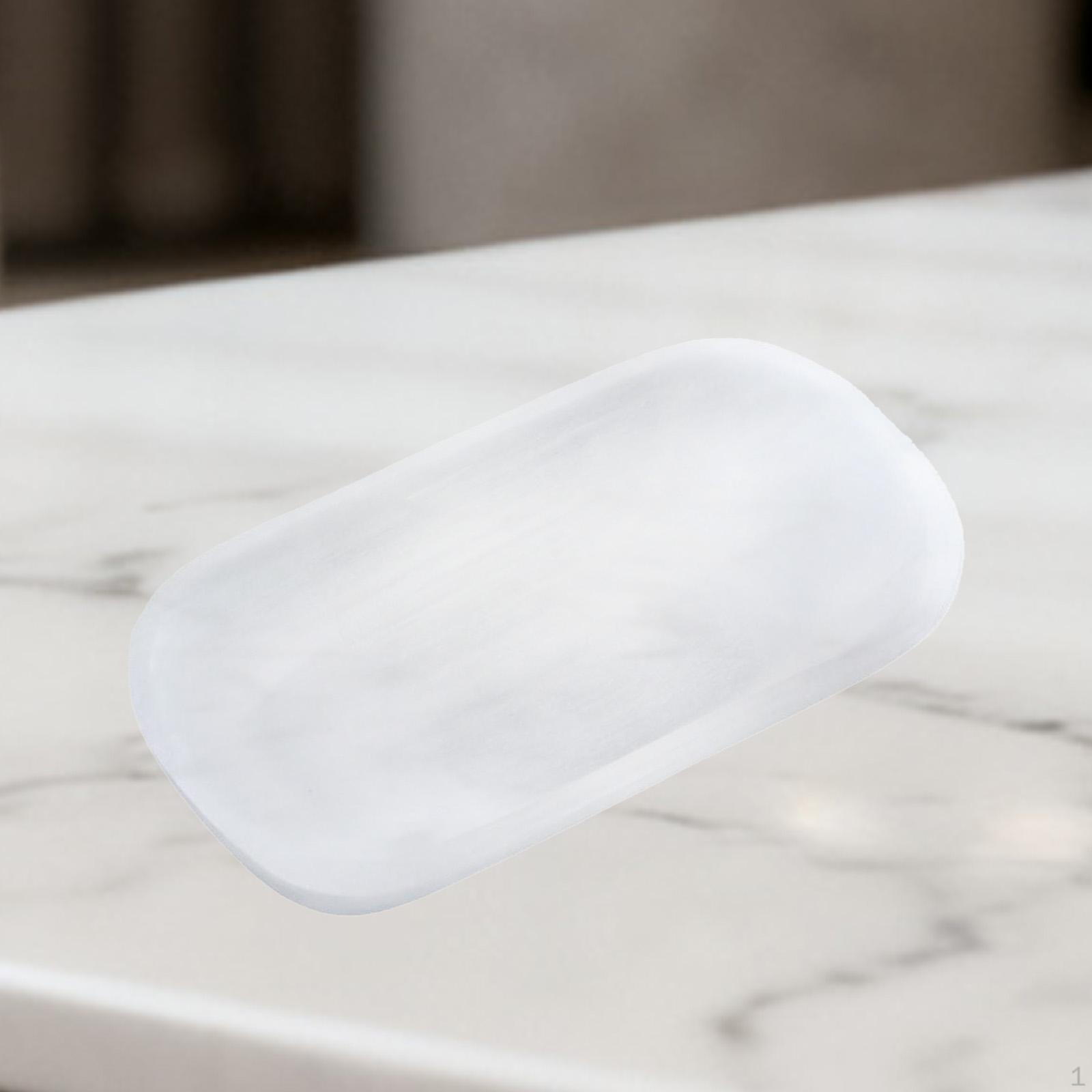 

Селенитовая зарядная тарелка чаша дисплей украшение подарок настольный держатель для ювелирных изделий декоративный поднос для