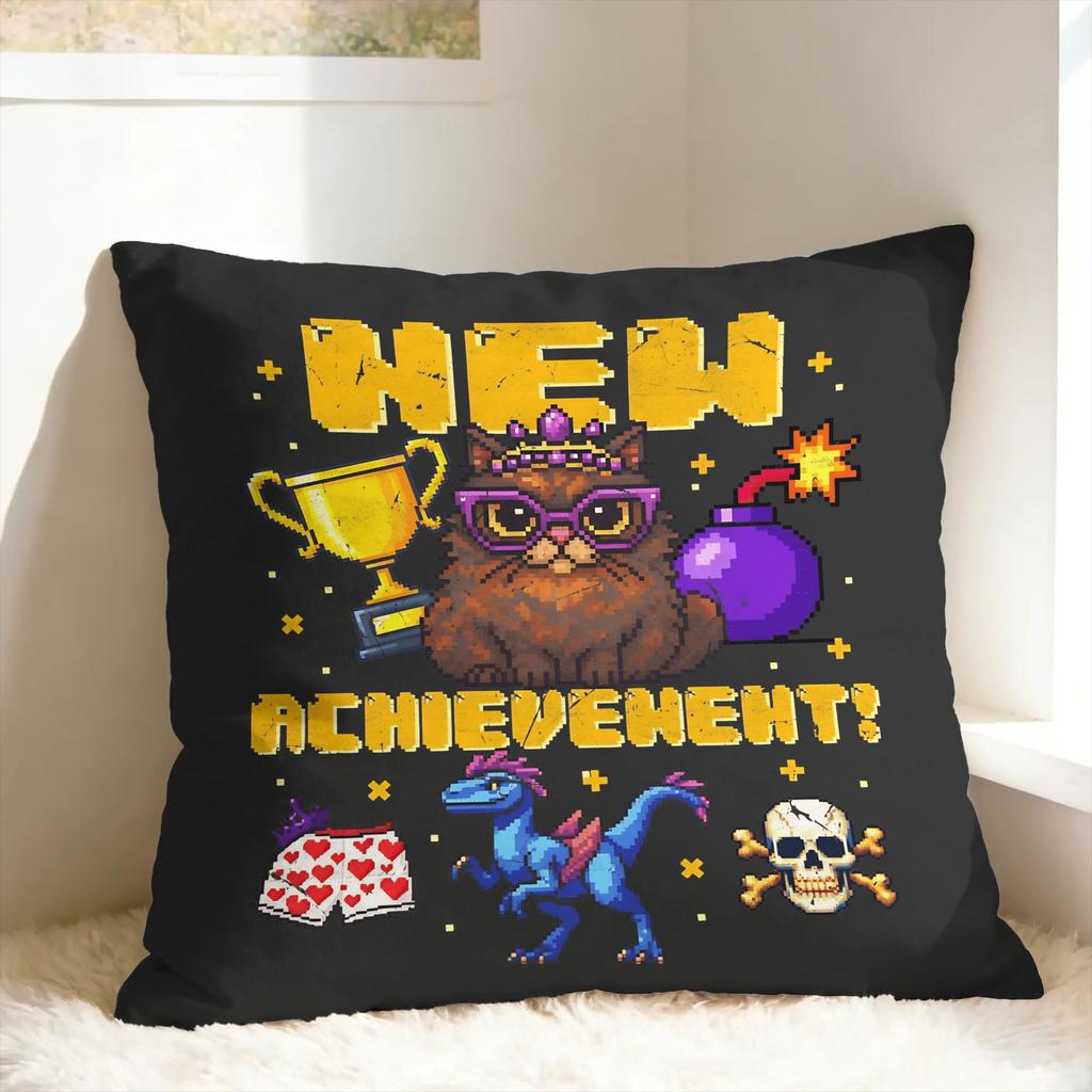 Dungeon Crawler Carl New Achievement Pillowcases  Fashion Pillow Case For Sofa Home Decor Soft Pillow Cover