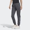 Adidas W E Lin Pant Logo Training Jogger Pants Women Bottoms Dark-Heather-Gray FM6805