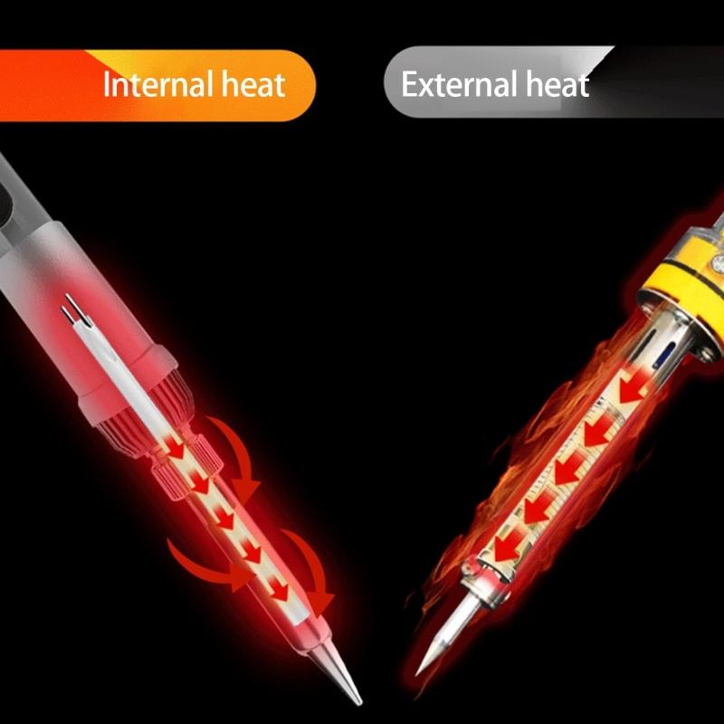 60W Digital Display Soldering Iron Soldering Tool Adjustable Temperature Accessories Available Home Repair 180-500℃