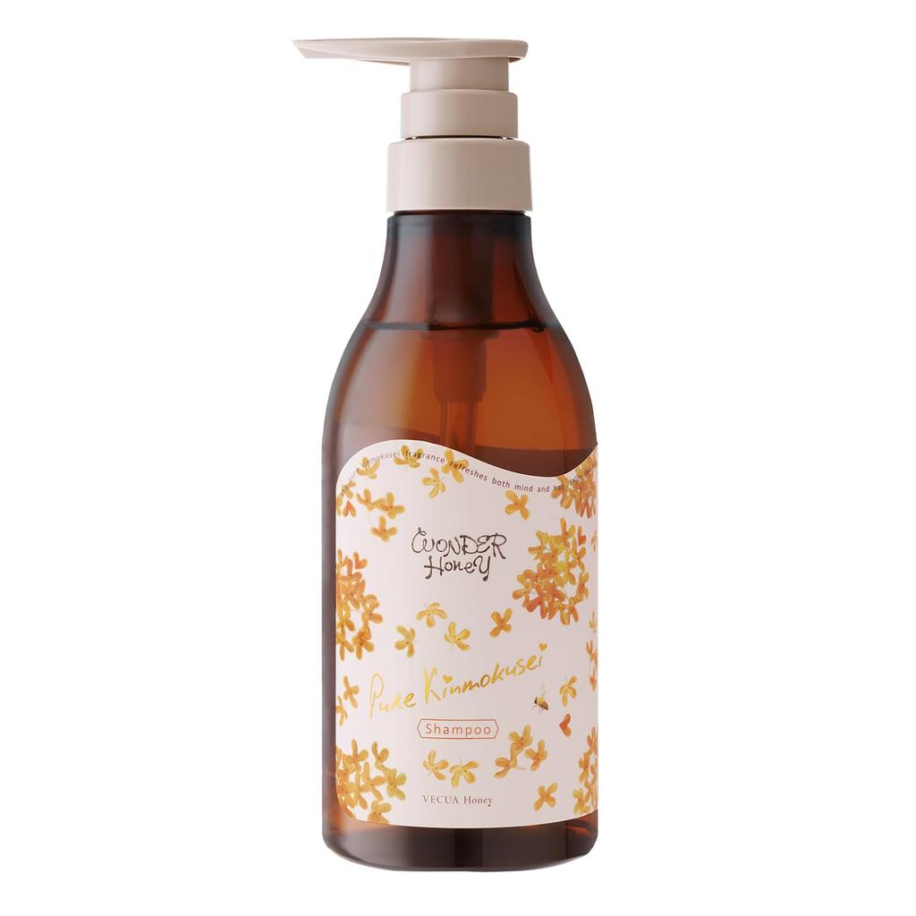 Wonder Honey Honey Acid Shampoo Treatment Set Pure Osmanthus Contains honey amino glyoxylic lactic and hydrolyzed Repairs damaged reduces and leaves