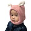 Cute Winter Autumn  Hat Cartoon Dog Style Earmuffs Hat Knitted Cap for Infant Kids Neck Warmer Caps Birthday Christmas Gift
