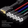 VGA To 5 BNC RGBHV Cable Male Connectors COnnection Cord High Resolution For Digital Screens And Monitors