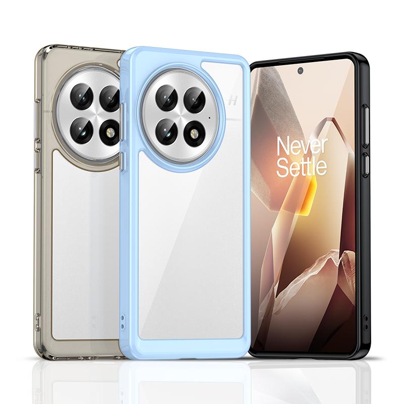 Per Oneplus 13 Custodia Trasparente Oneplus 13 13R Cover Coque Funda Telaio in TPU Trasparente Rigido Paraurti Antiurto per Telefono Per Oneplus 13