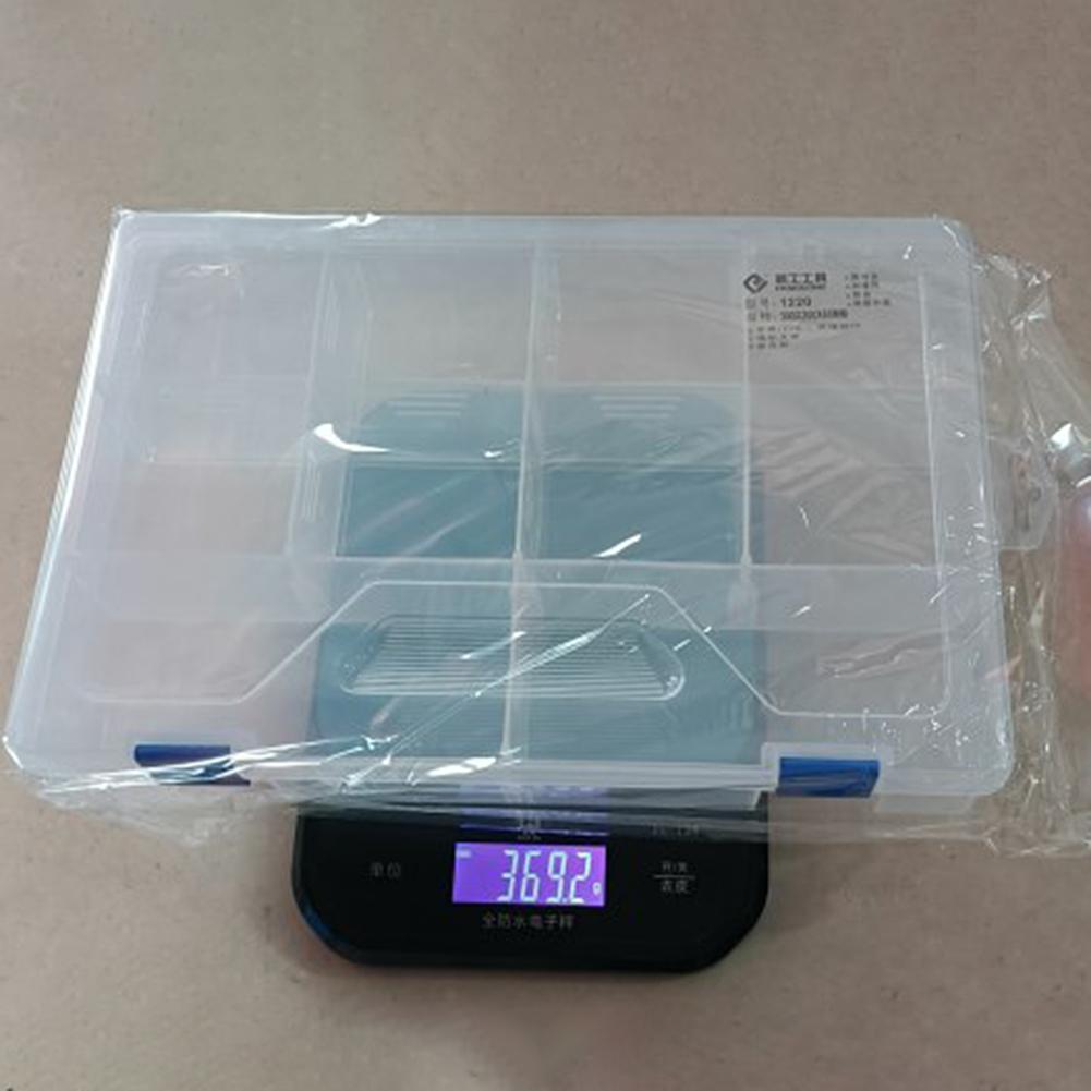 Portable Jewelry Screw Containers PP Plastic 6/7/8/10 Grids Jewelry Beads Earring Case with Removable Dividers Jewlery Box