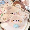Fashionable Light Luxury Cartoon Bear Plush Waist Support Car Waist Back Neck Pillow Car Cushion Back Cute Car Accessories