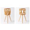 M-Modern-Rattan Indoor Plant Stand Straw Woven Flowers Pot Holder Stool With Legs Floor Planter Baskets Rack Wooden Plant Shelf