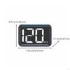 Car Heads up Display Compact Design HUD Clear Day and Motion White X1