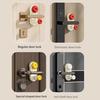 Door Stopper Additional Privacy Home Security Baby Proof Door Stop Home Hotel Apartment Dormitory Traveling Safety Adhesive Anti-Theft