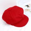 Boina otoño e invierno retro octogonal de lana sombrero de ocho paneles sombrero de pintor moda para mujeres jóvenes literarias sombrero cálido