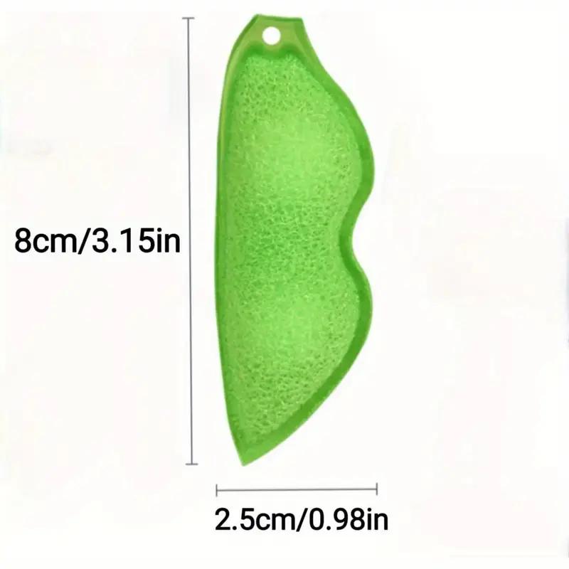 5/3/1PCS Reusable Edamame Cleaning Sponge Brush Pea Brush Scrub Cup Artifact Cleaning Sponge Wipe Bottle