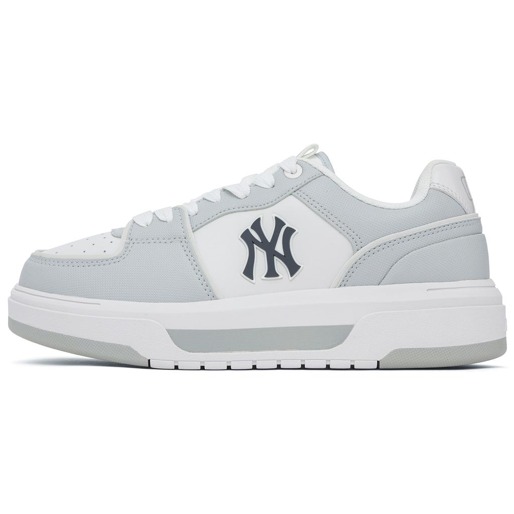 MLB Chunky Liner Leder Bequem Vielseitig Niedrige Sneaker Unisex-Sneaker Grau 3ASXCBS4N-50GRS