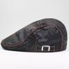 New Summer Beret For Men's Visor Fashion Cotton Caps Men Berets Casual Vintage Outdoor Flat Flat Hat Adjustable