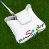 Mytag Golf Mallet Putter Headcover Spider Putter Cover with Magnet Heel Shaft Putter Headcover for Taylormade 2022 Spider GT Putter White
