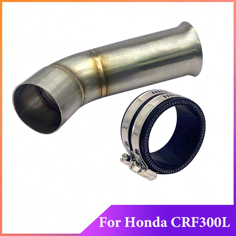 Motorcycle Stainless Steel Exhaust Pipe Mount Link Tube for Honda CRF300L CRF 300L Intake Manifold Carburetor Adapter Set