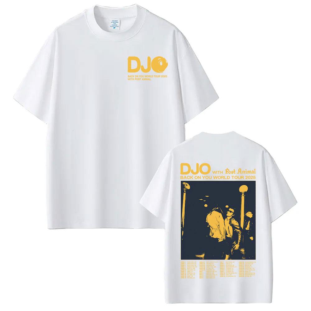 Djo Back on You World Tour 2025 Graphic Tshirts Unisex Women Clothing Hip Hop Street Tshirt 100 Cotton Comfort Hot Sale T Shirts