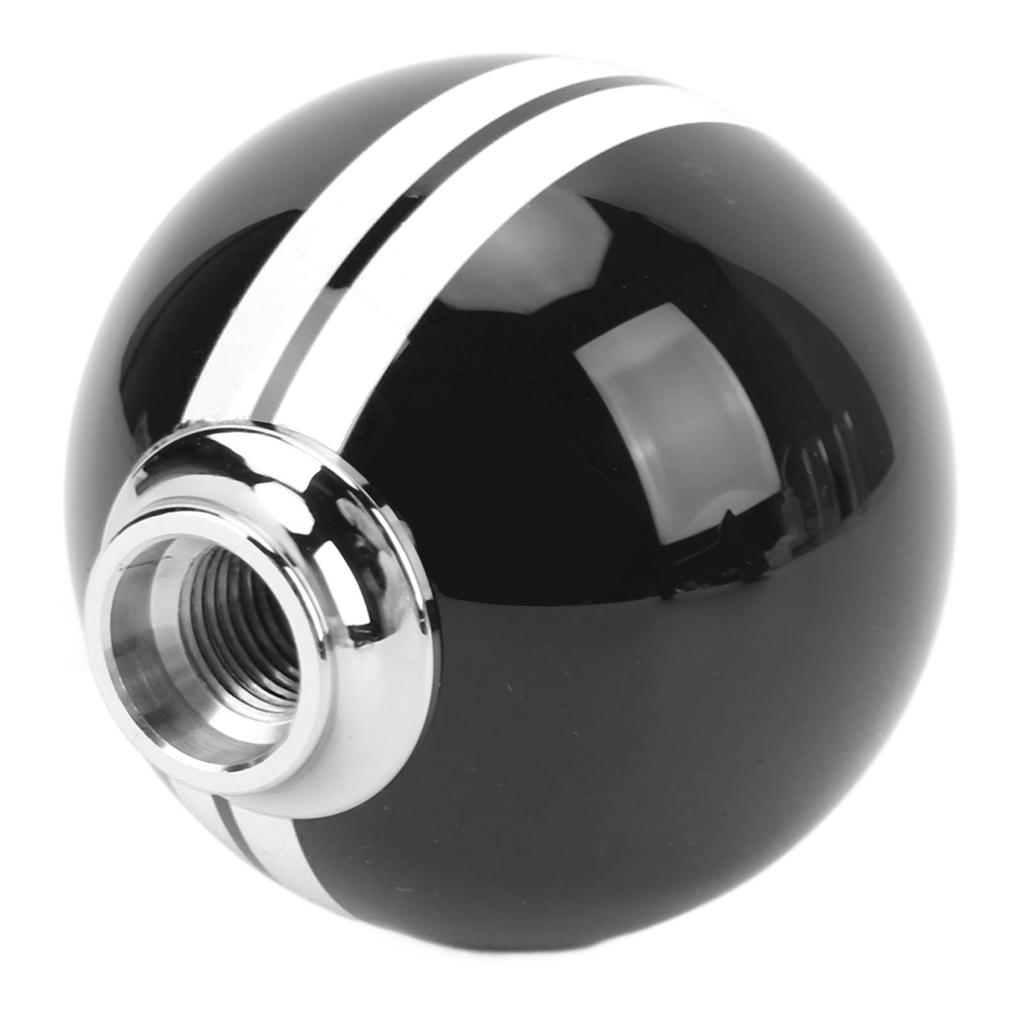 6 Speed Car Racing Gear Shift Knob for Shelby GT500 Style Round Ball Shift Knob with 3 Adapters for