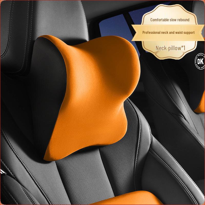 Premium Car Headrest & Lumbar Support Neck Pillow for Driver