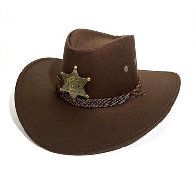 Cross-Border New Western Cowboy Hat American Trend Three Ropes Versatile Hat Men'S And Women'S Travel Knight Hat Top Hat